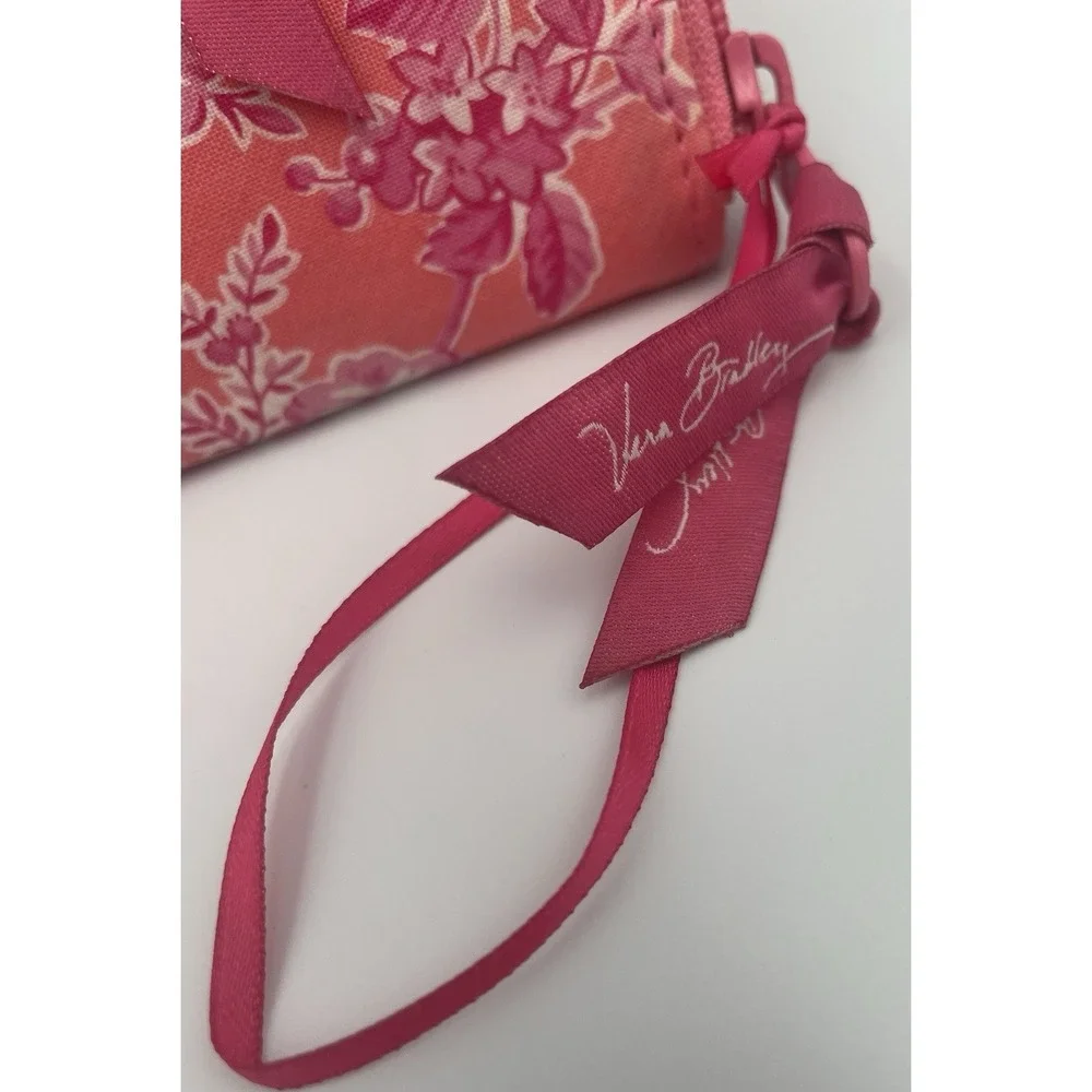 Vera Bradley Large Zip Wallet Travel Organizer Hope Toile Retired Pattern - Picture 3 of 16